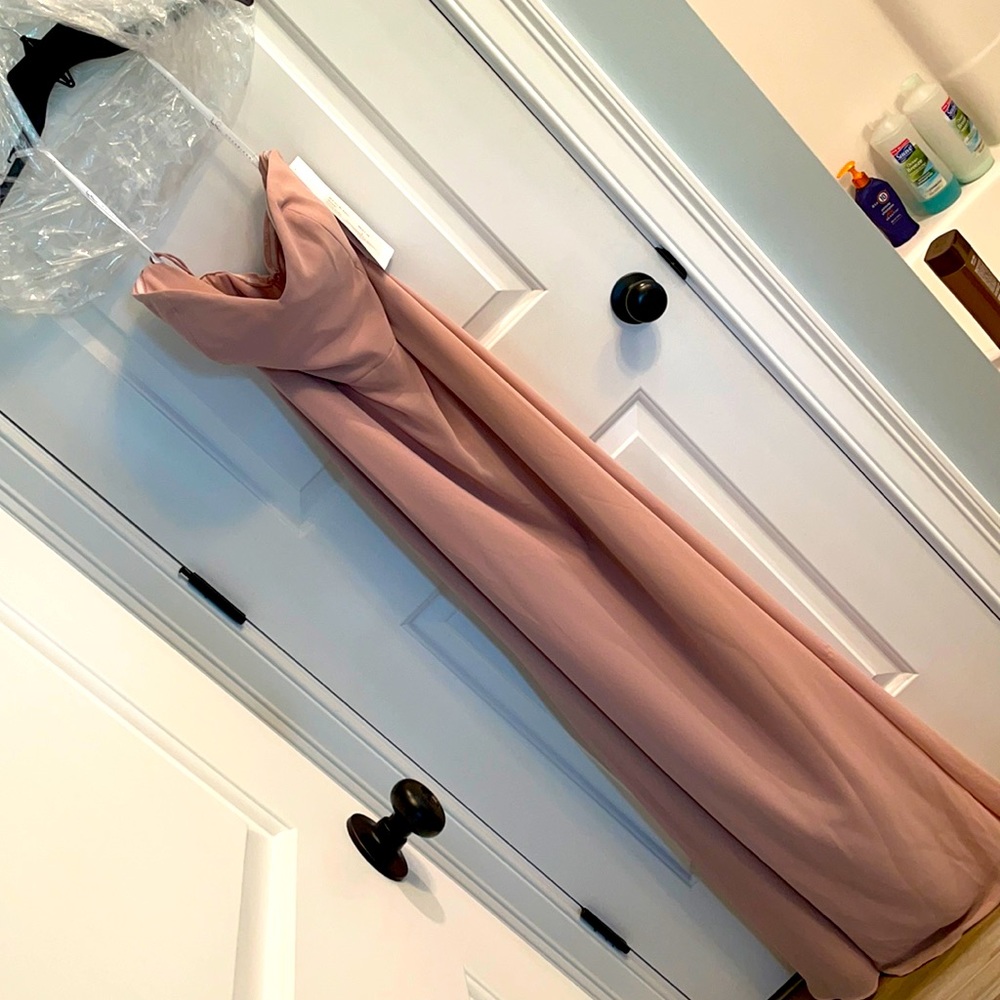 Hayley Paige Bridesmaid Dress. Dusty Rose. Size 8.